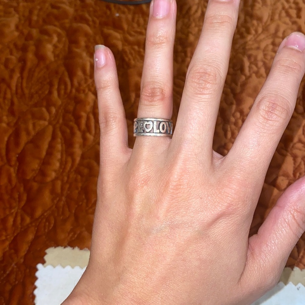 James Avery Hop Faith Love ring